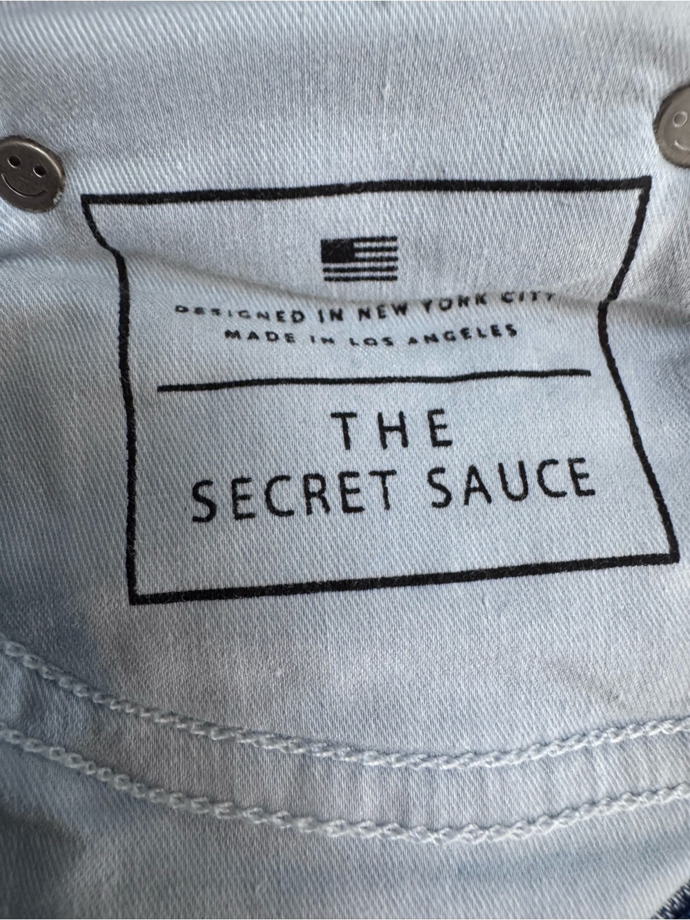 AYR Secret Sauce Wide Leg Flare Jeans in Medium Blue Wash - Picture 4 of 10